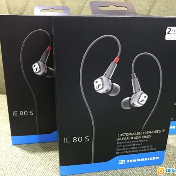 100% 全新 Sennheiser IE 80 S 平衡進口水貨