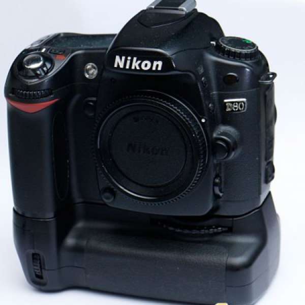 Nikon D80 (CCD DSLR) 連 原廠直倒手柄