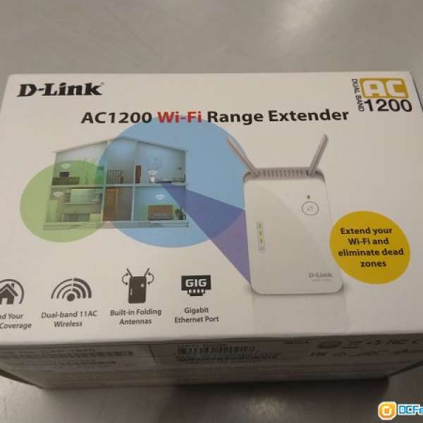 D-Link -  AC1200 Wi-Fi Range Extender