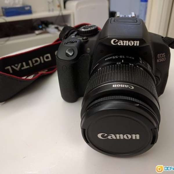 Canon EOS 650D body + EF-S 18-55mm lens