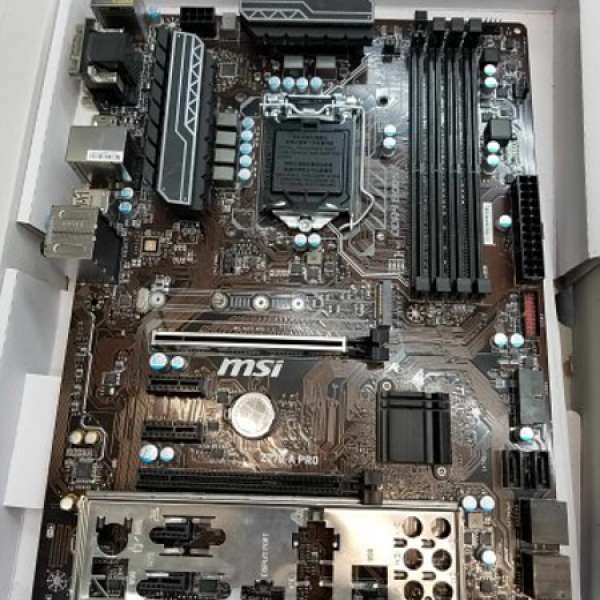 全套齊, MSI Z270-A Pro ATX 底板, Warrenty to Apr-2020