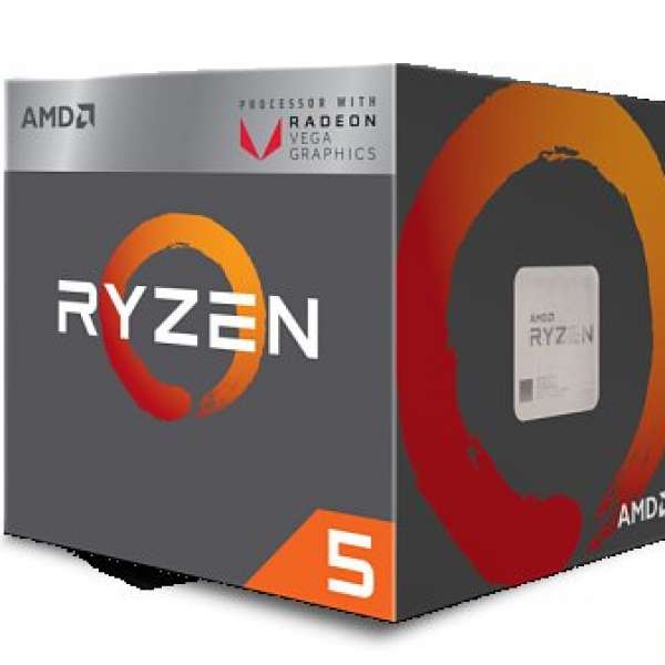 [全新未開封] AMD Ryzen™ 5 2400G 搭載 Radeon™ RX Vega 11 顯示卡