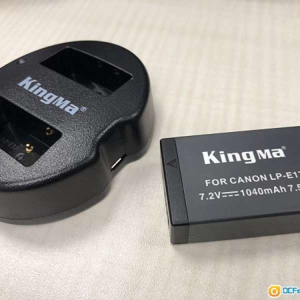 Kingma LP-E17 電池 USB充 Canon