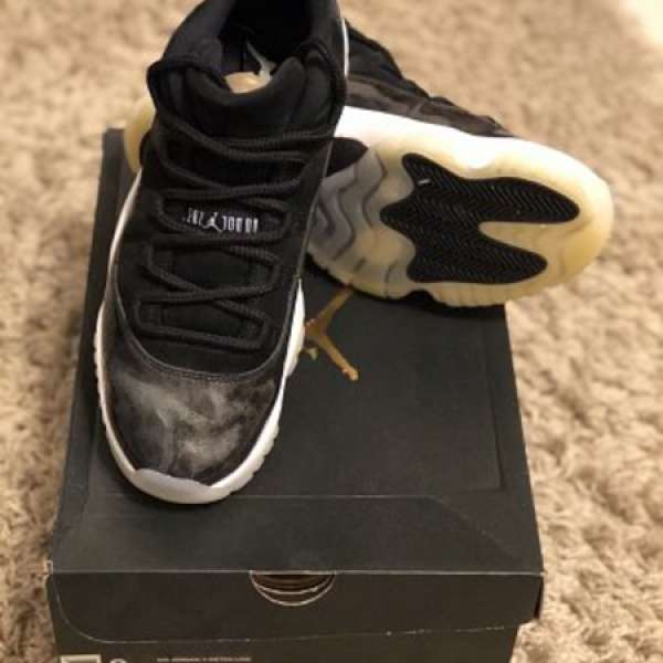 Nike Air Jordan 11 Retro Low Barons, Black (US 9, UK 8, 27cm)