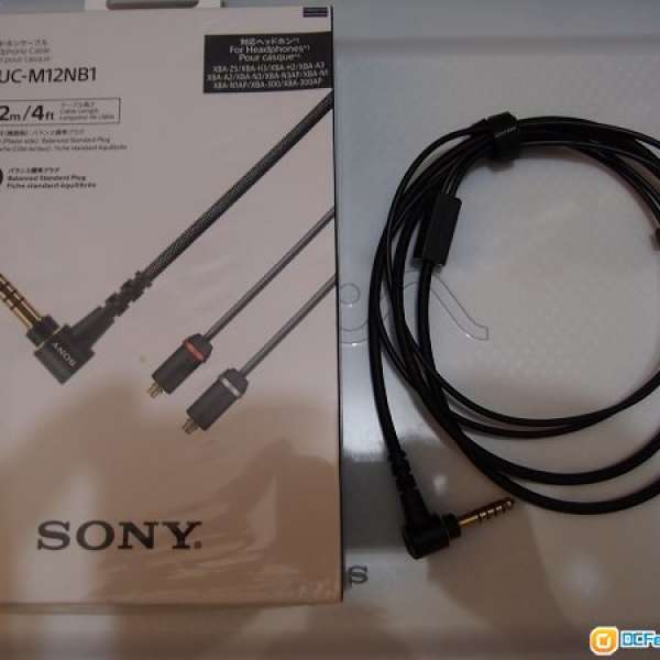 99成新 極少用 Sony MUC-M12NB1 4.4mm to mmcx cable
