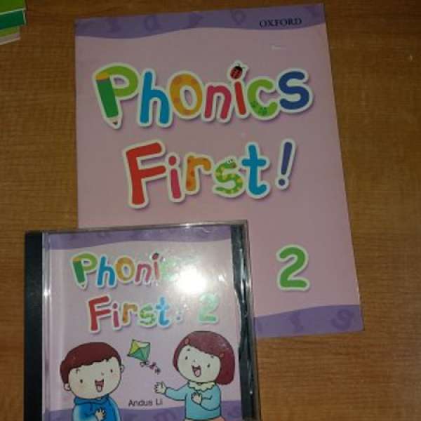幼兒拼音 Phonics first 1，3 CD ，幼兒拼音 Phonics first 2,4CD+書