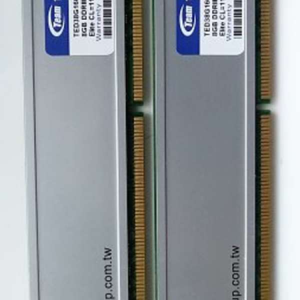 Team Group DDR3 1600Mhz 8GB x 2