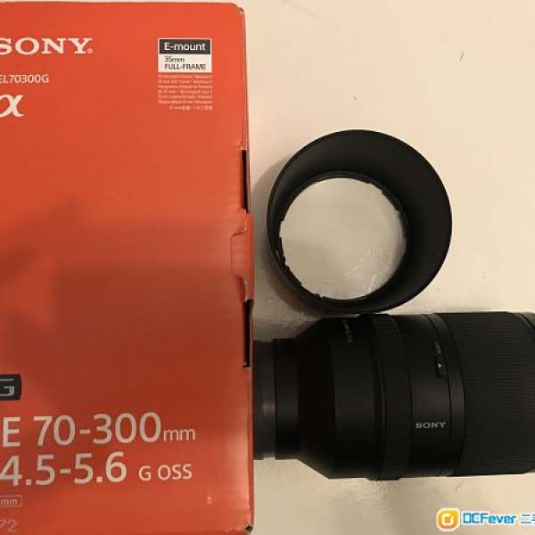 Sony FE 70-300 f4.5-5.6 G 鏡全套行貨有單