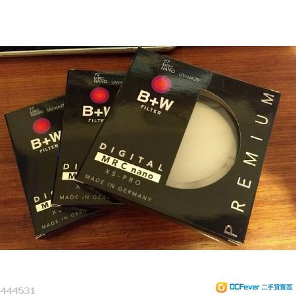 全新 67mm / 77mm B+W XS-PRO MRC nano UV Haze / Clear Filter