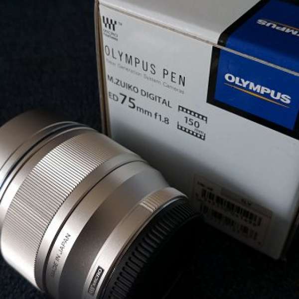 Olympus M. Zuiko Digital ED 75mm F1.8 銀色