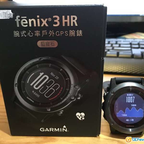 Garmin fenix 3 HR 中文版 Sapphire 藍寶石版本