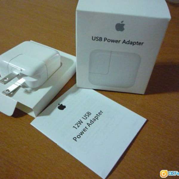 全新原裝正品 Apple iPhone/iPad 12W---2.4A USB 充電火牛(有包裝盒)