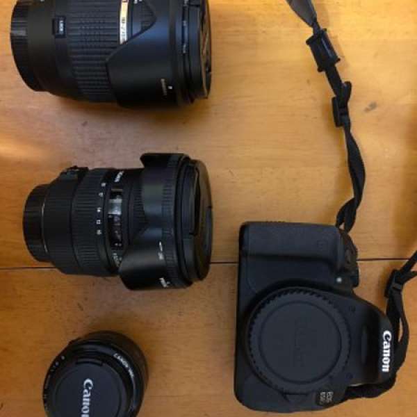 Canon 650D Body + 2Lens + Tripod