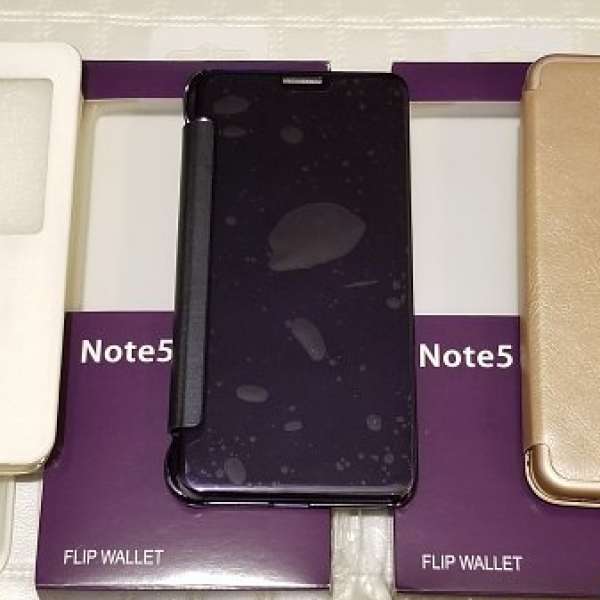 三星 Note 5  機套、保護貼  Flip Cover (共11件賣$120)