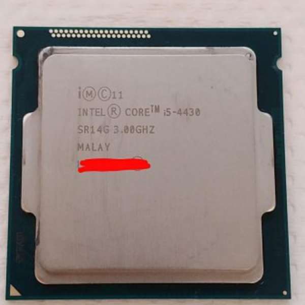 Intel cpu i5-4430 SR14G 3.00GHZ 100%work