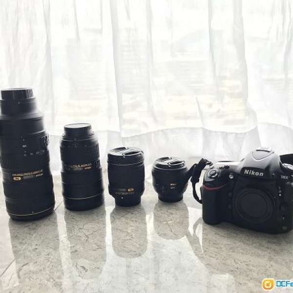 Nikon D800 28mm 50mm 24-70 70-200