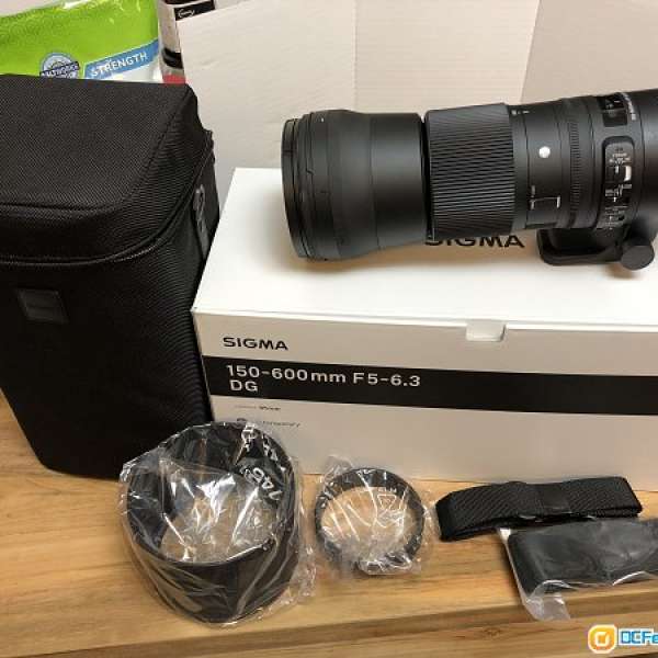 100%新 Sigma 150-600mm F5-6.3 DG OS HSM Contemporary canon 鏡