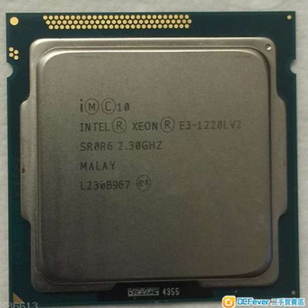 Intel Xeon E3-1220Lv2 CPU TDP 17W Gen 8 CPU Upgrade