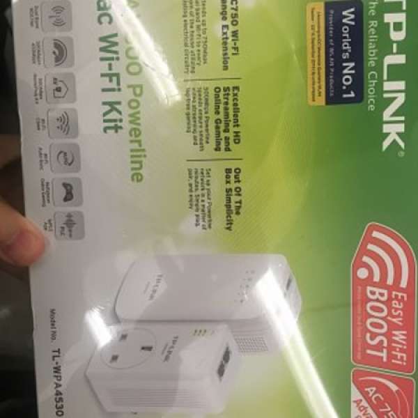 全新 Tplink home plug AV 500 wifi kit 電線上網 八折出售有保