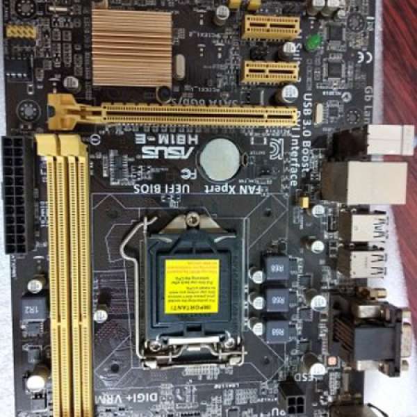 二手 ASUS H81M-E H81 DDR3 USB3 LGA1150 MATX MB