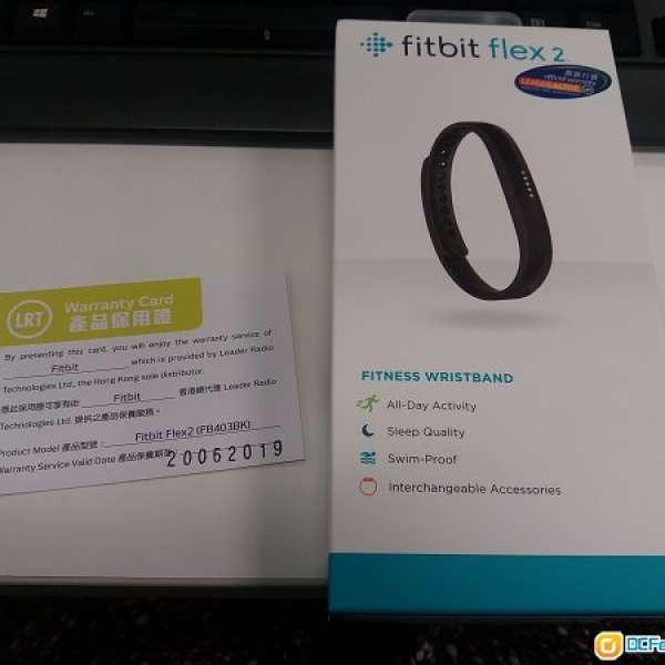 Fitbit Flex 2 黑色 智能手帶 ，行貨100%全新, 有保養