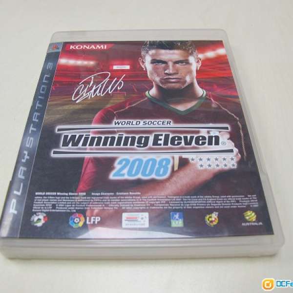 正版 PS3  Winning Eleven 2008