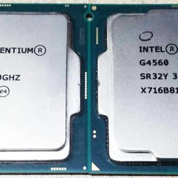 98% New Intel 第6代 G4400 及 第7代 G4560 LGA1151 正都行貨 有代理保養
