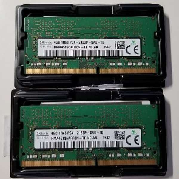 Notebook RAM 4G x 2 from ASUS PC
