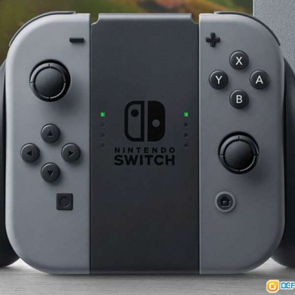 Nintendo Switch Joy-con x2 灰色原裝手掣連配件