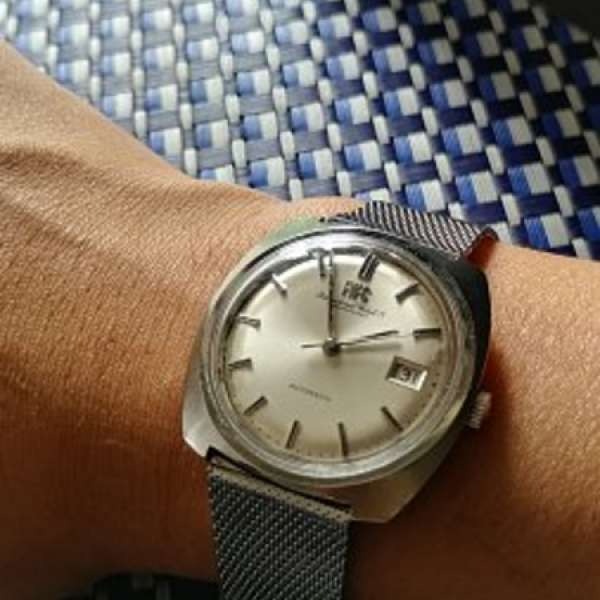 罕有大裝中古 IWC 全原装自動錶, 少有原裝鋼織帶, 啄木鳥機芯rolex tudor seiko om...