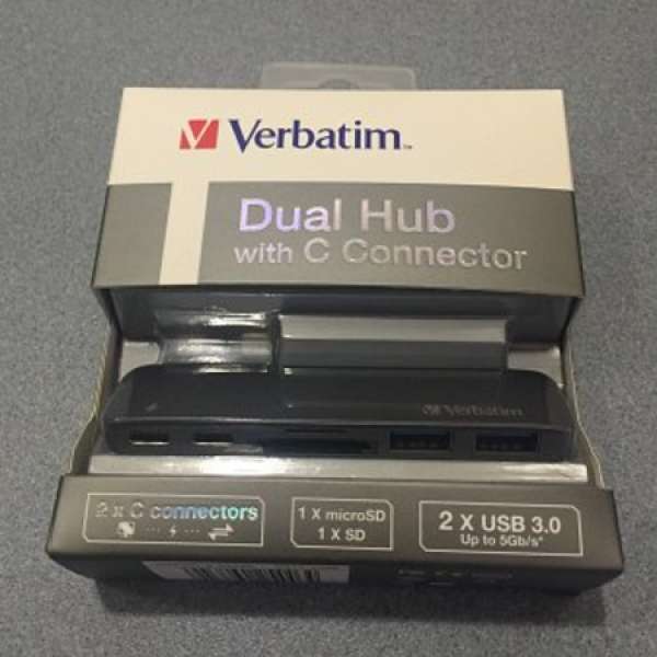 99%新 Verbatim Dual Hub with C Connector 保養到11月