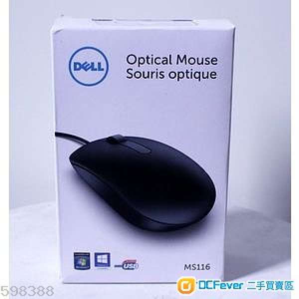 全新 dell MS116 滑鼠 USB Optical Mouse