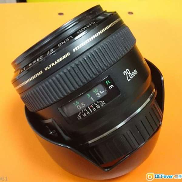 Canon EF 28mm f/1.8 USM 大光圈全片幅廣角定焦鏡頭 9成新水貨版