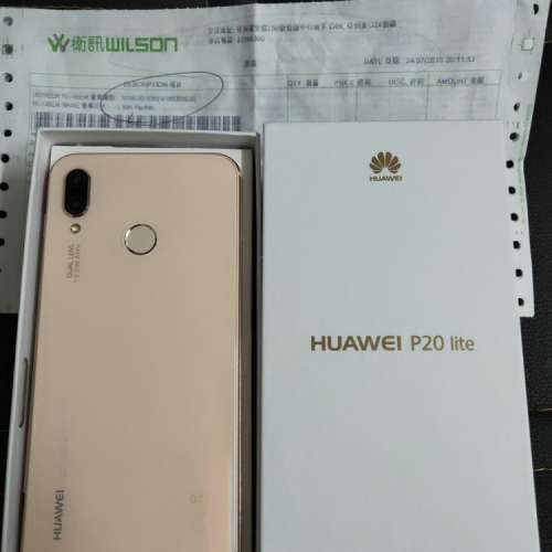 Huawei P20 Lite 4+64GB粉色衛訊機買咗唔夠一個月