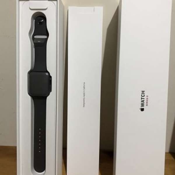 99.99新Apple watch Series 3 LTE版 42mm 太空灰