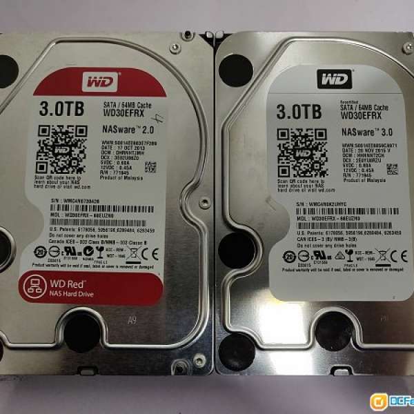 Western Digital 3T Red NAS HDD Hard disk 100% working WD