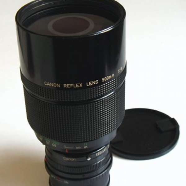 Canon FD 500mm F8 反射鏡 FD-Sony E 接環全片幅A7系合用