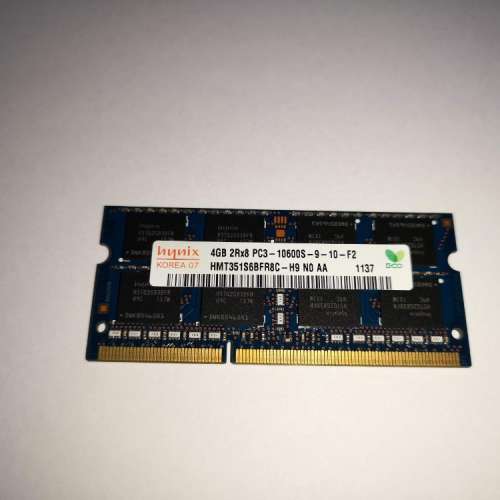 hynix 4GB 10600 (1333)DDR3 LAPTOP RAM
