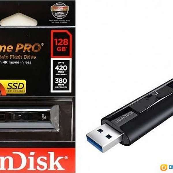 [Sell] SANDISK EXTREME PRO USB 3.1 固態隨身碟 128GB