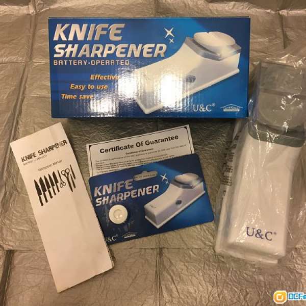 放 全新 U&C 電動磨刀器 KNIFE SHARPENER