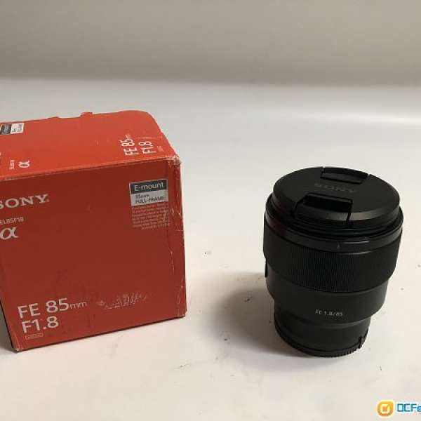 Sony FE85 F1.8 full-frame SEL85F18