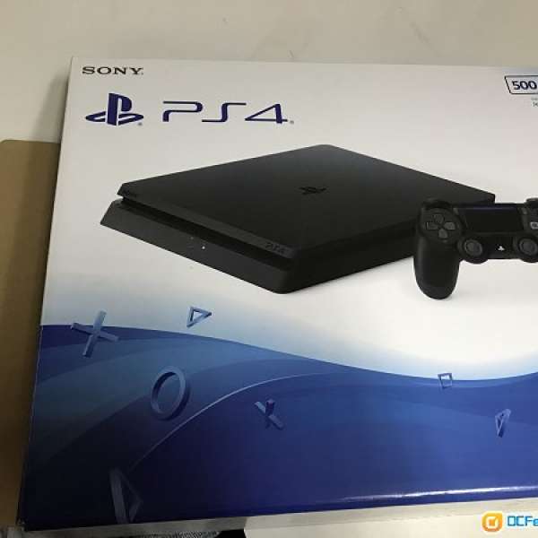 99%new ps4 slim 500g with box and car game