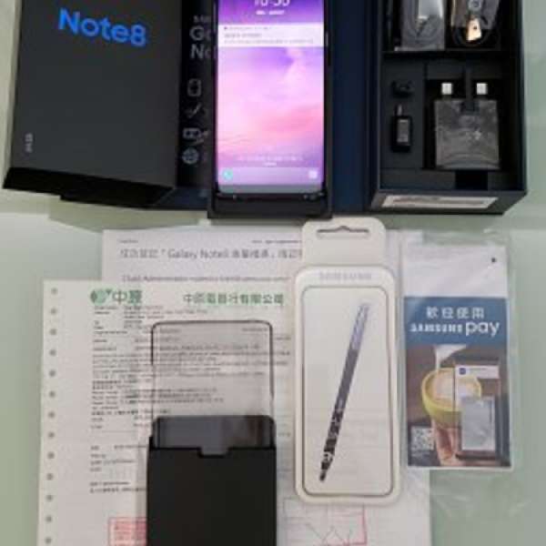 95成新 Samsung 三星 Note 8 64GB 灰色 行貨 有中原單 有保養 有禮品 note8
