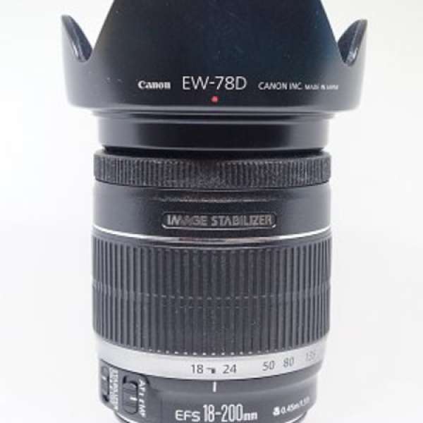 CANON ZOOM LENS EF-S 18-200mm F3.5-5.6 IS (EF Mount) 天涯鏡