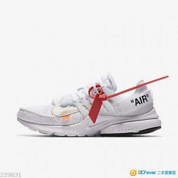 出售 The Ten Off White X Nike Air presto 白色 (香港NIKE)