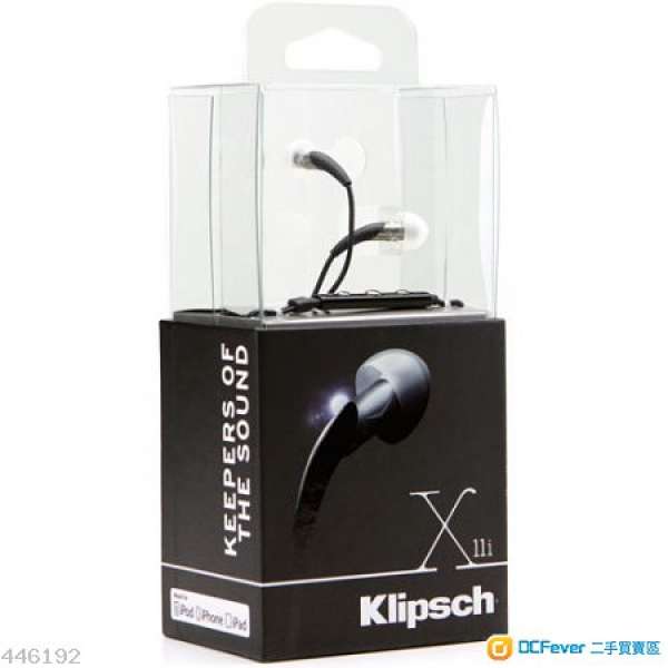 全新未開封 Klipsch X11i Ultra Premium In-Ear Headphone with Mic and Play 耳機