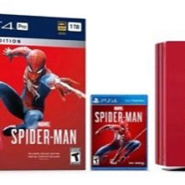PS4 Pro Marvel’s Spider-Man 蜘蛛俠限定版同捆裝  (預訂)
