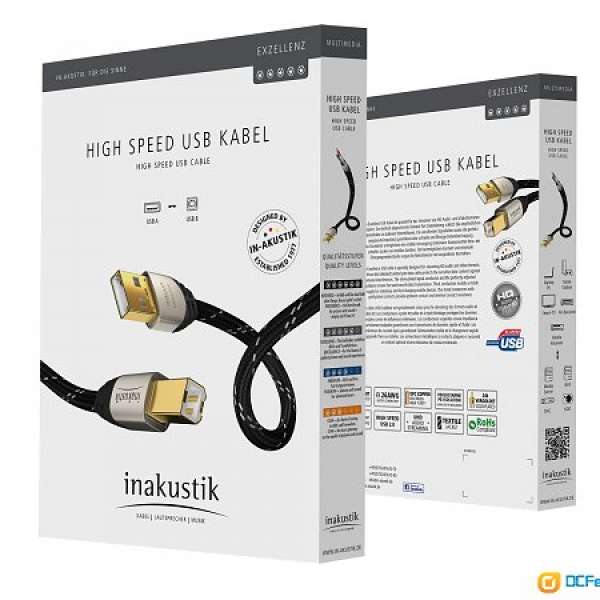 99%new 少用 inakustik Excellence 1.5M USB 2.0 Cable