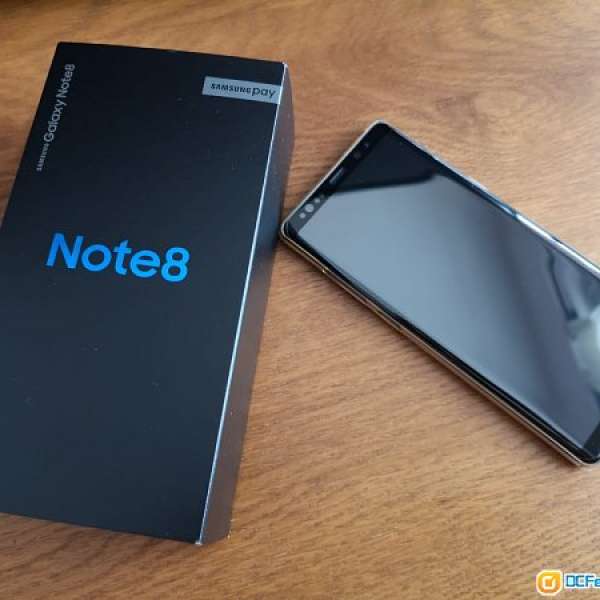 Samsung Note 8 256gb 黑色行貨 99%新(極少用)