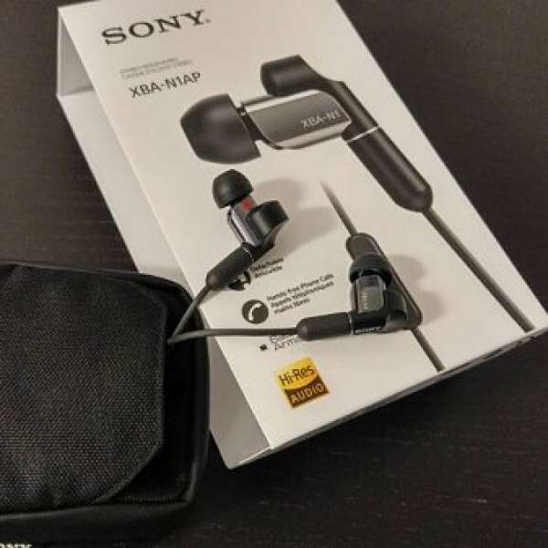95%新 Sony XBA-N1AP Hi-Res 行貨有保 入耳式耳機 MMCX換線